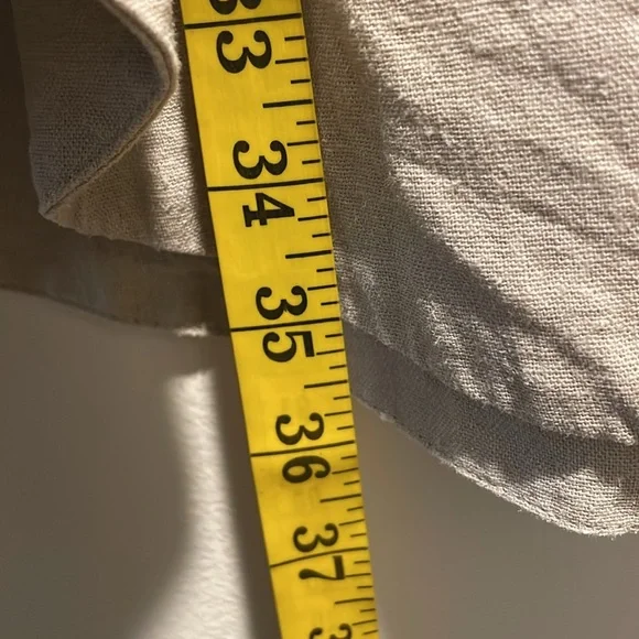 For Cynthia Tan Mini Dress with Puff Sleeves and Crew Neck Rounded Bottom Detail - Picture 15 of 15